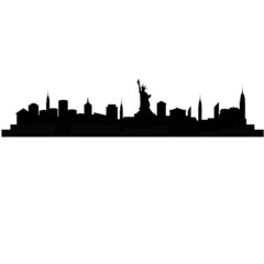 City Skyline of New York, USA