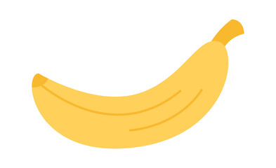 Banana fruit icon. Vector illustration
