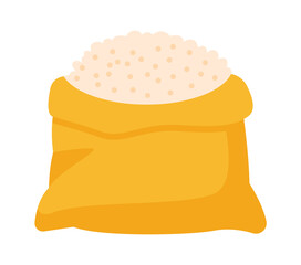 Grain bag icon. Vector illustration