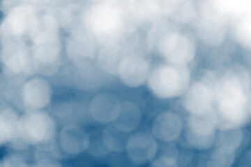 Blue bokeh soft blurred for background