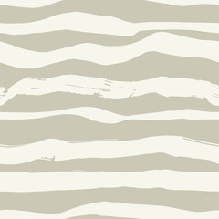 Seamless pattern with hand drawn stripes