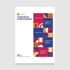 Annual report, brochure, flyer design template vector, Leaflet, presentation book cover templates Minimal brochure layout and modern report business poster template.