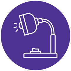 Fototapeta premium Lamp Icon