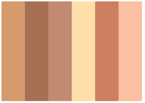 Skin tone color for reference color, background, abstract background, basic background, with copy space
