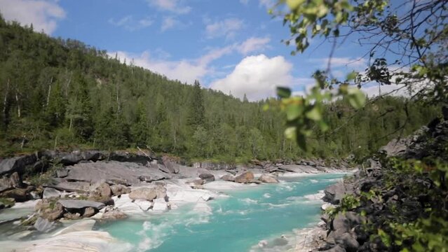 Turquoise water reveal, Marmorslottet, Helgeland Northern Norway