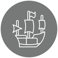 Pirate Ship Icon
