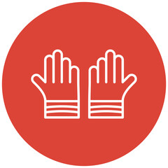 Fire Fighter Glove Icon