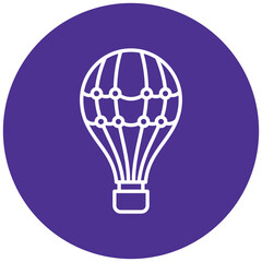 Fototapeta premium Hot Air Balloon Icon