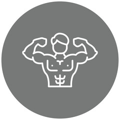 Muscle Man Icon