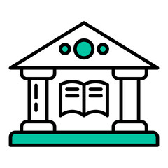 library building icon