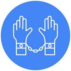 Fototapeta premium Arrest Icon