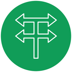 Obraz premium Split Icon