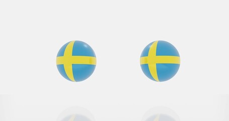 Sweden countries flag icon or symbols