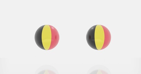 Belgium countries flag icon or symbols