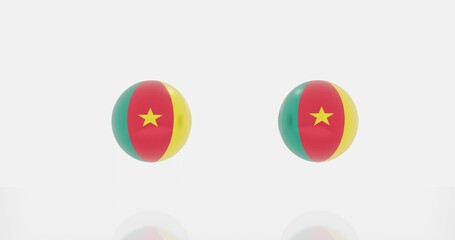 Cameroon flag icon or symbols