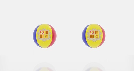 Andorra flag icon or symbols