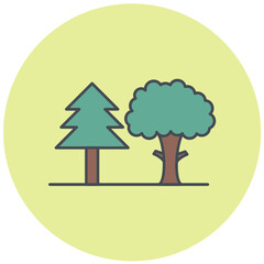 Forest Icon Design
