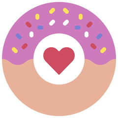 Love Donut Icon