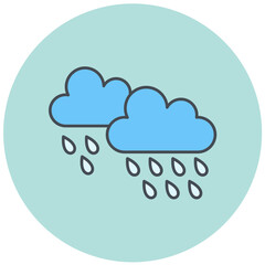 Raining Icon Design