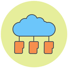 Cloud Computing Icon Design