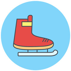 Fototapeta premium Ice Skate Icon Design