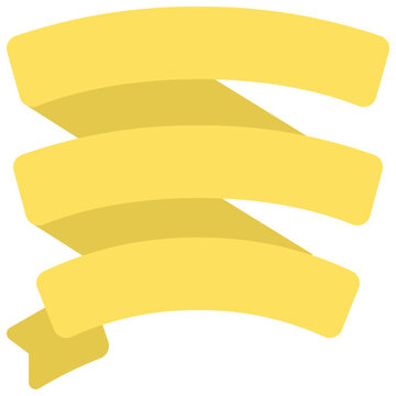 Triple Zig Zag Ribbon Icon
