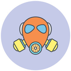 Gas Mask Icon Design