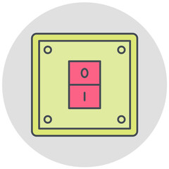 Electricity Switch Icon Design