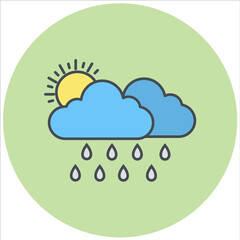 Rainy Day Icon Design