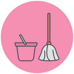 Floor Mop Icon