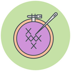 Cross Stitch Icon