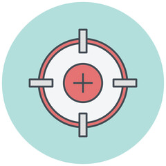 Obraz premium Aim Icon Design