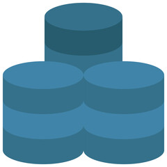 Three Databases Icon