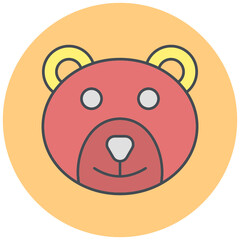 Teddy Bear Icon Design