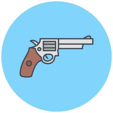 Revolver Icon Design