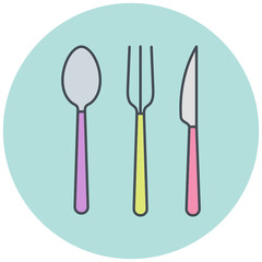 Cutlery Icon Design