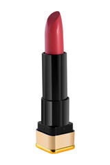 Obraz premium Red lipstick on white background