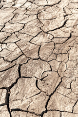 soil drought cracked landscape