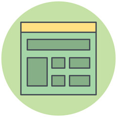 Layout Icon Design