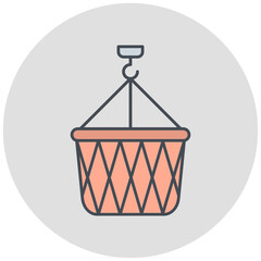 Hanging Basket Icon Design