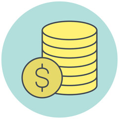 Coins Icon Design