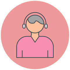 Telemarketer Icon Design