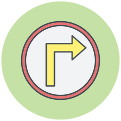 Up Right Icon Design