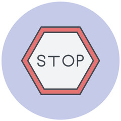 Stop Sign Icon Design