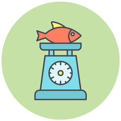 Fish Scale Icon Design