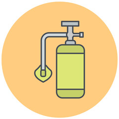 Oxygen Tank Icon Design