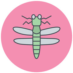 Dragon Fly Icon Design