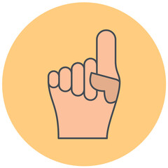Foam Hand Icon Design