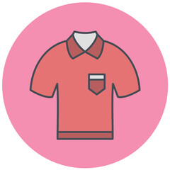 Polo Shirt Icon Design