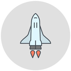 Space Shuttle Icon Design